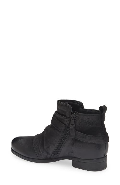 Miz Mooz Suzy Scrunch Leather Boot In Black