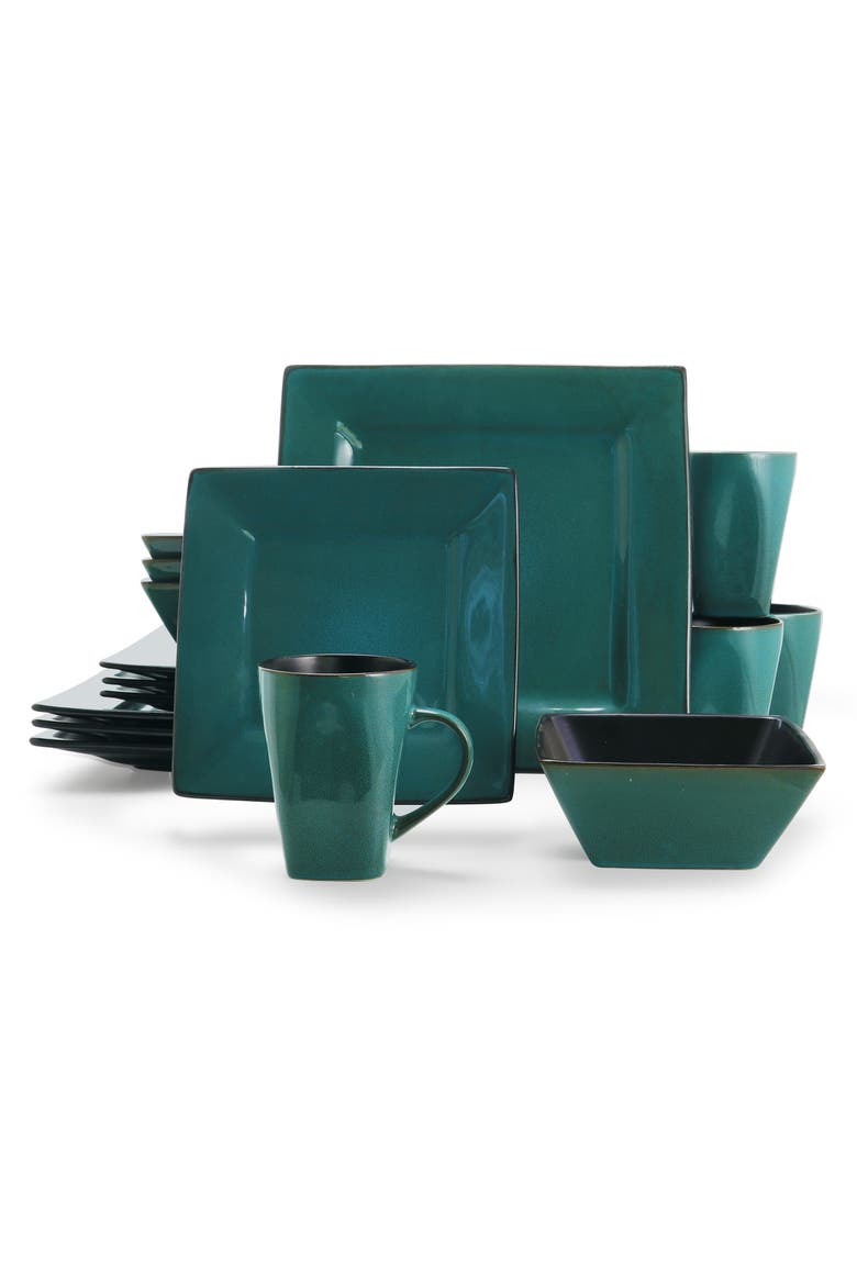 Kiesling 16 piece Dinnerware Set, Main, color, Blue