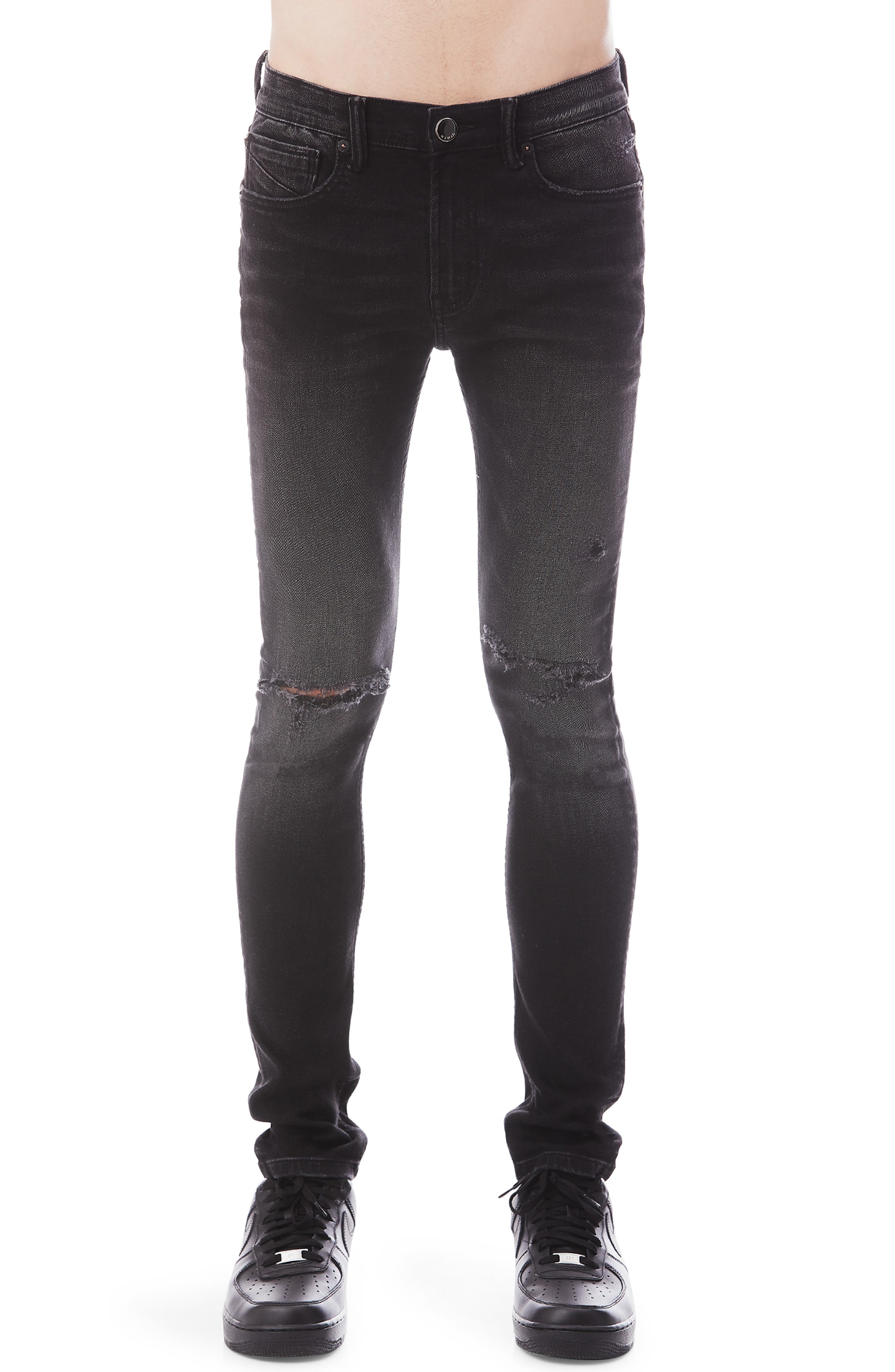 HVMAN Strat Punk Stretch Super Skinny Jeans