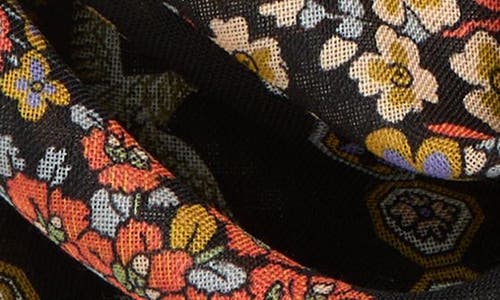 Drake's Mythical Forest Print Wool & Silk Bandana In Multi