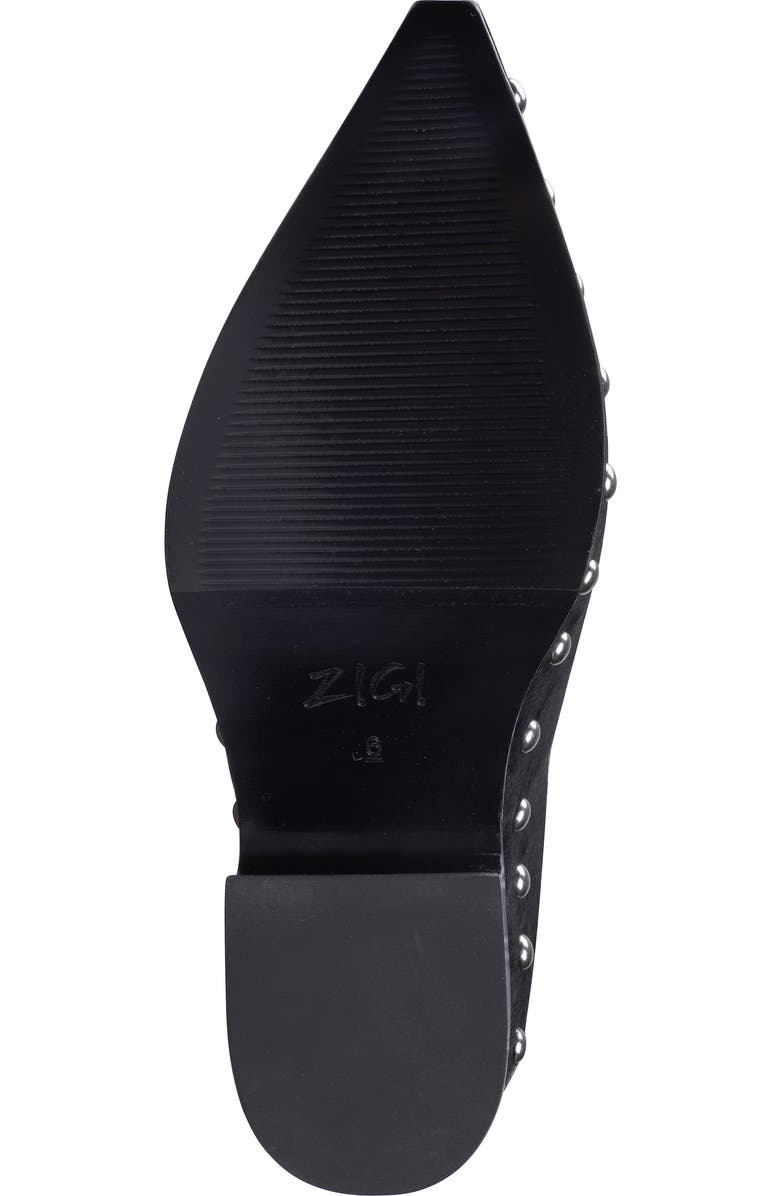 ZIGI Faustina Pointed Toe Platform Mule, Alternate, color, Blklt