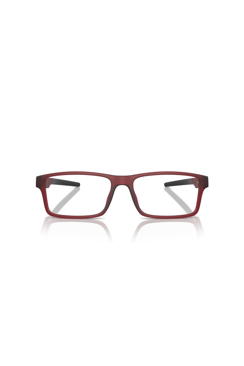 57mm Rectangle optical glasses, Alternate, color, Red