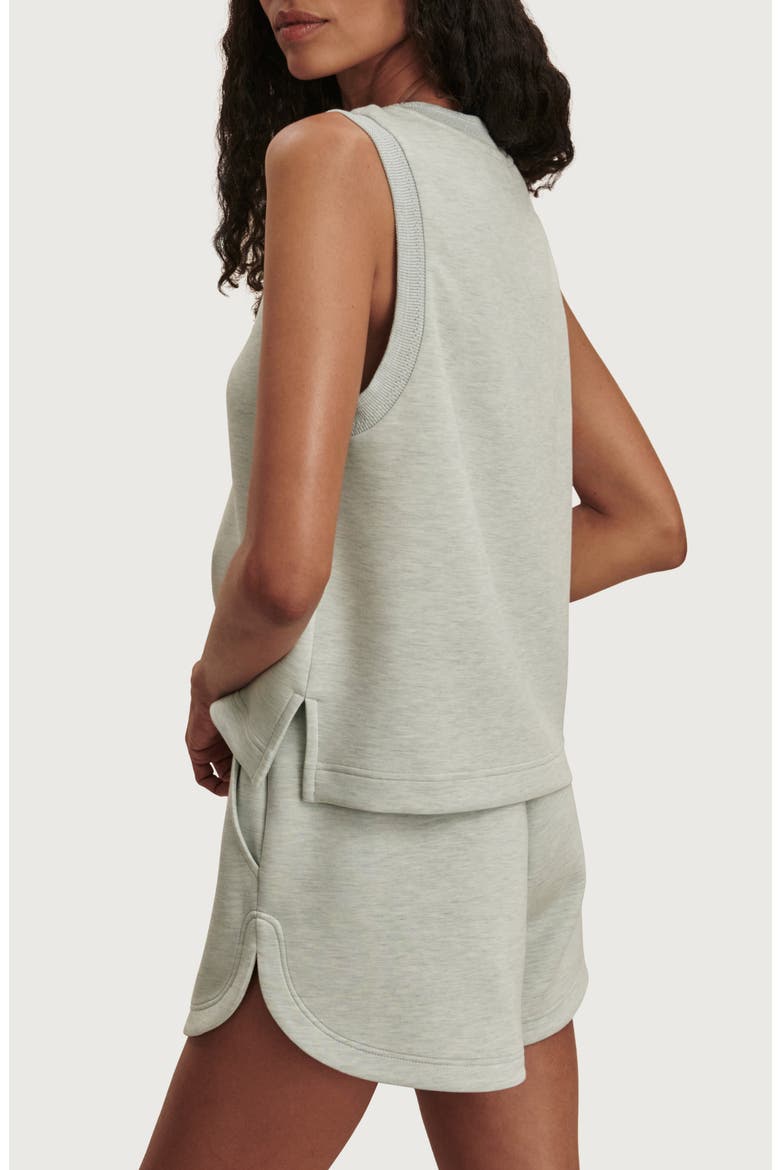 Cambrie Scoop Neck Tank, Alternate, color, MINT GREEN MARL