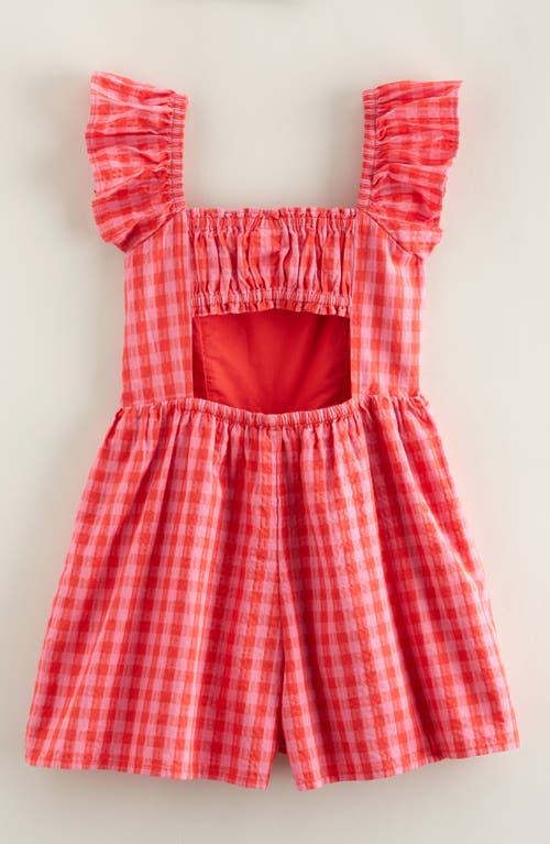 Nordstrom Kids' Gingham Flutter Romper
