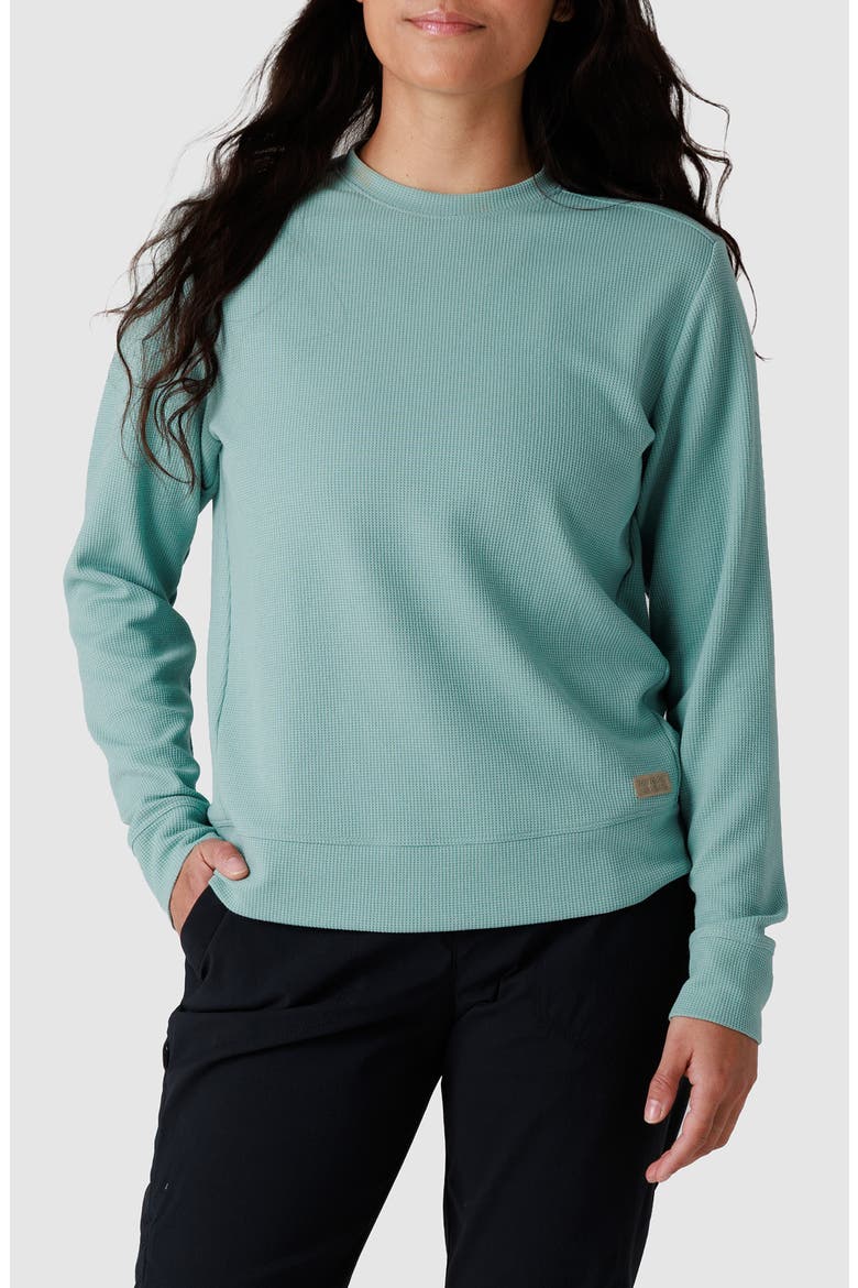 Eclipse Waffle Sweatshirt, Main, color, THYME
