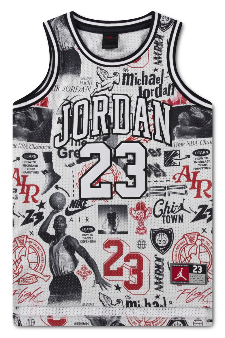 Kids' Jordan 23 Basketball Jersey, Main, color, NEUTRAL