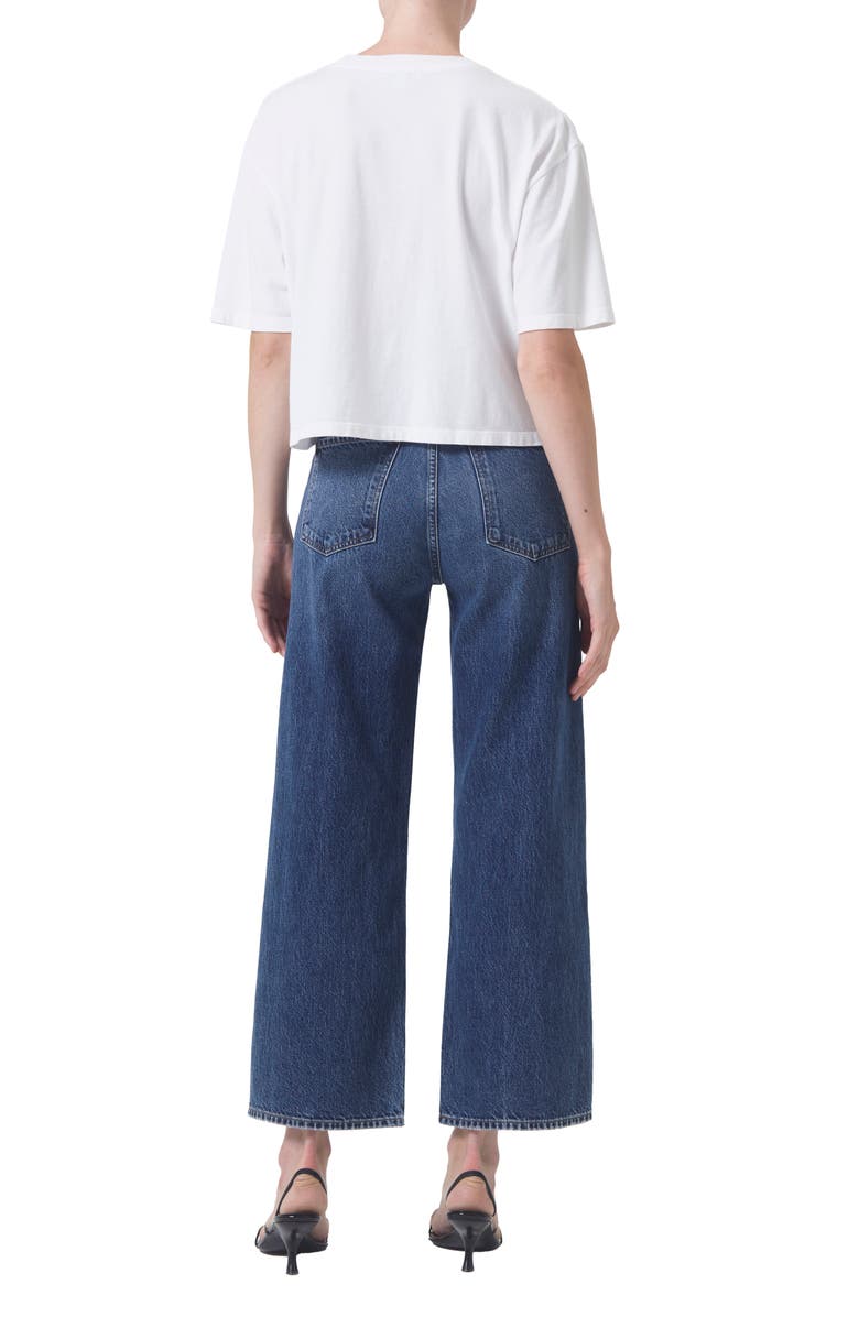 AGOLDE Ren High Waist Wide Leg Jeans, Alternate, color, 