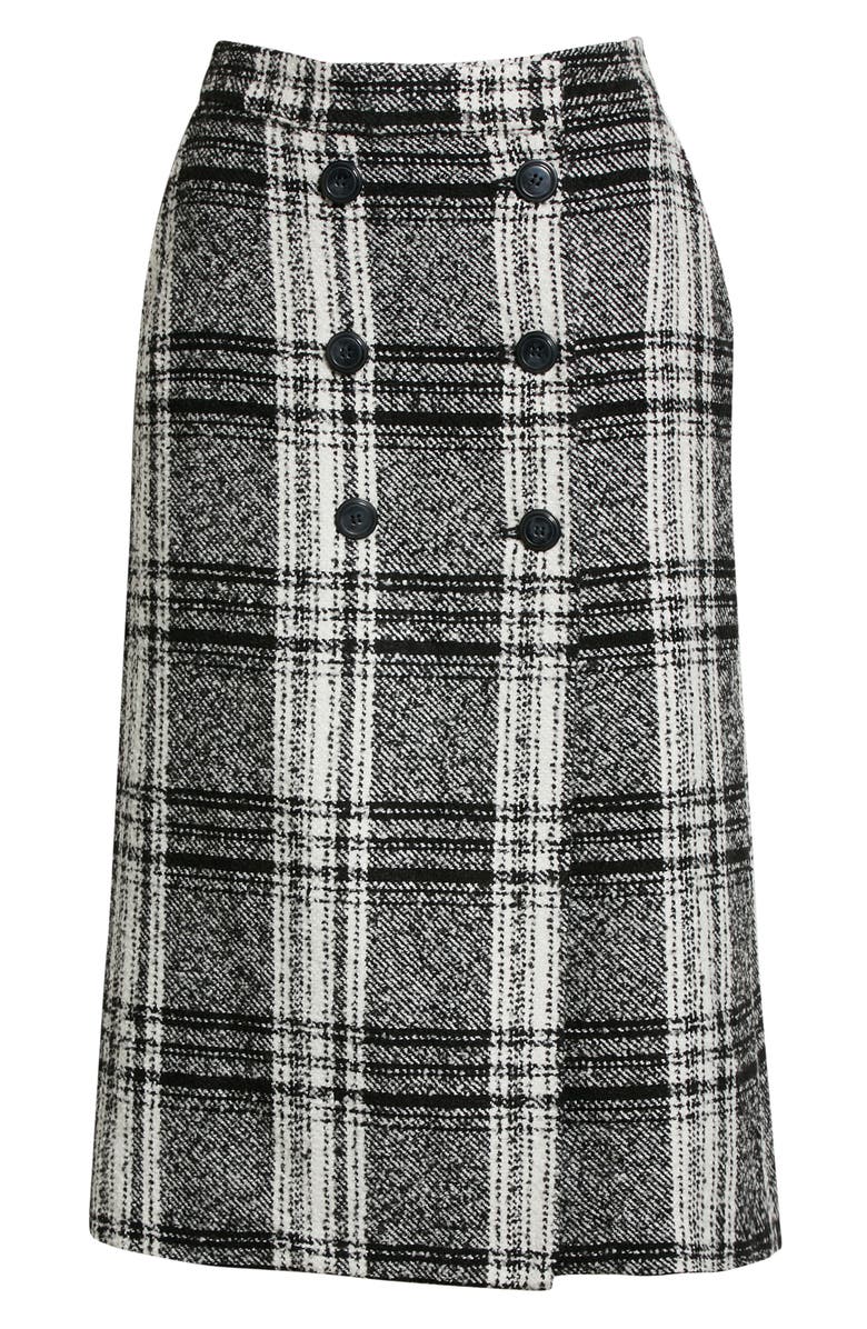 Baum und Pferdgarten Windowpane Plaid Skirt, Alternate, color, 