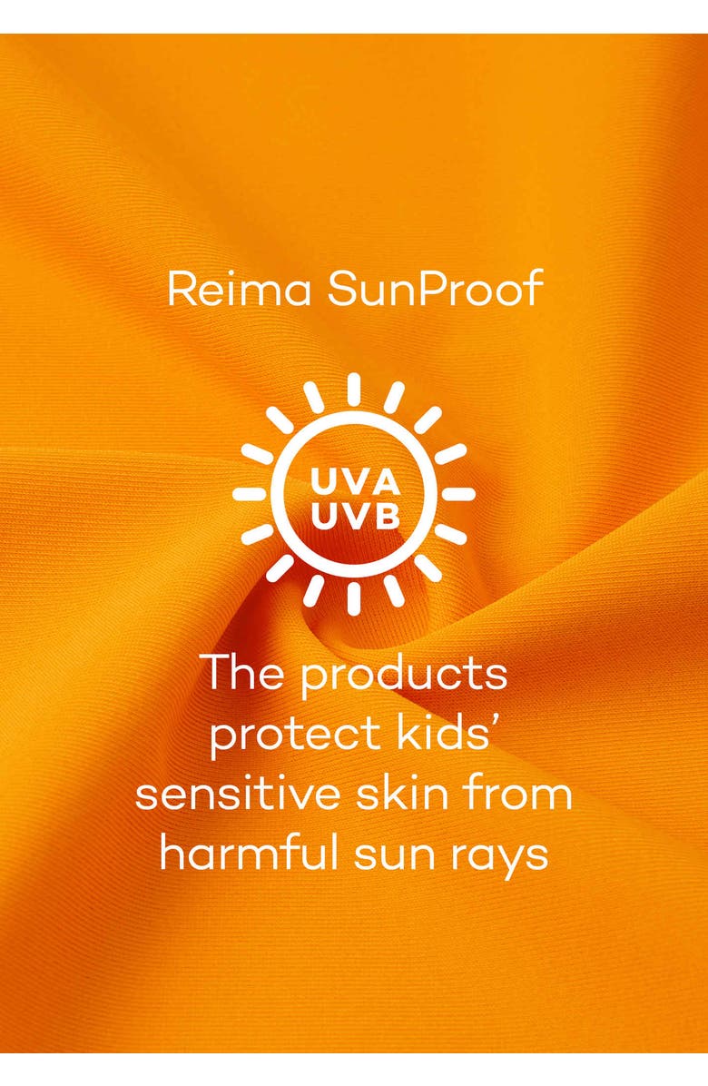 Reima Aallot SunProof swimsuit, Alternate, color, Soft Coral