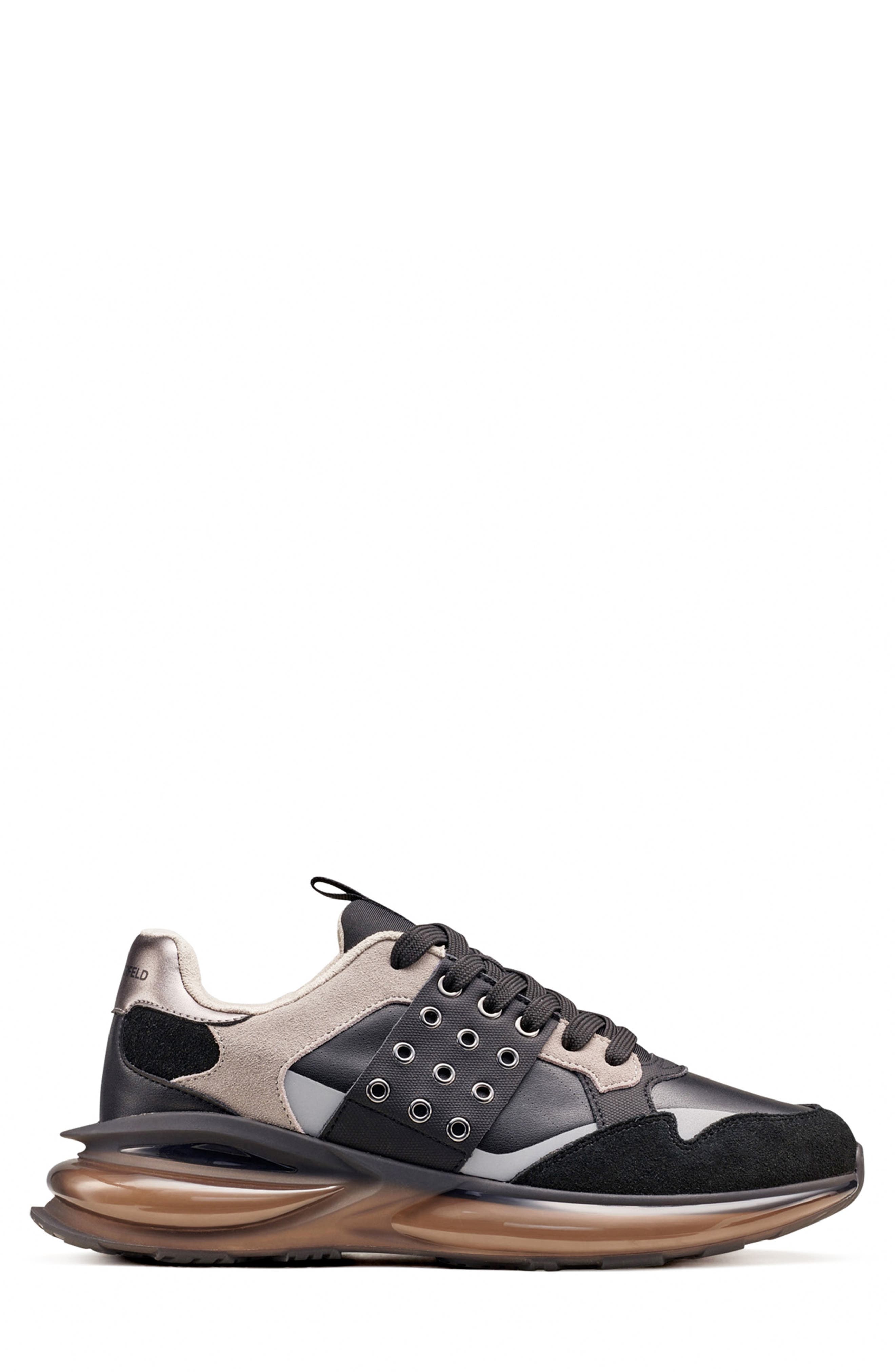 KARL LAGERFELD PARIS Grommet Sneaker, Alternate, color, 