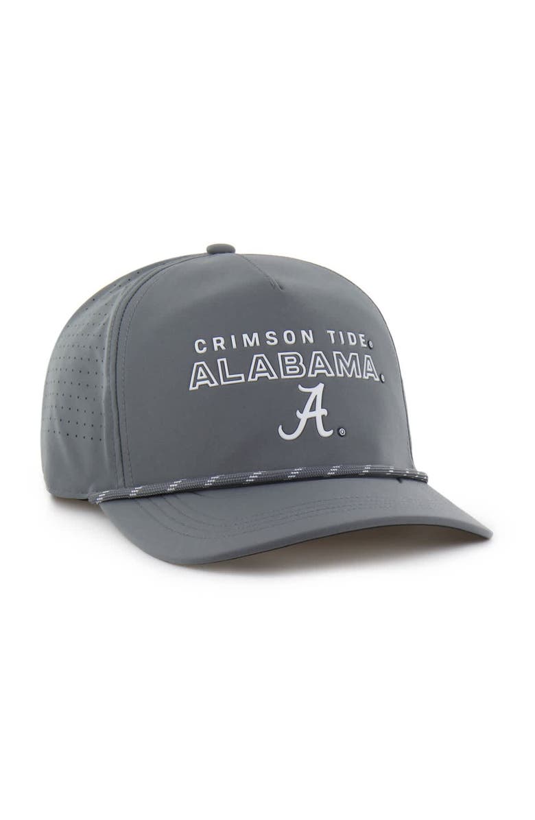 '47 Men's '47 Gray Alabama Crimson Tide Forward Vent Hitch Rope Adjustable Hat, Alternate, color, Gray