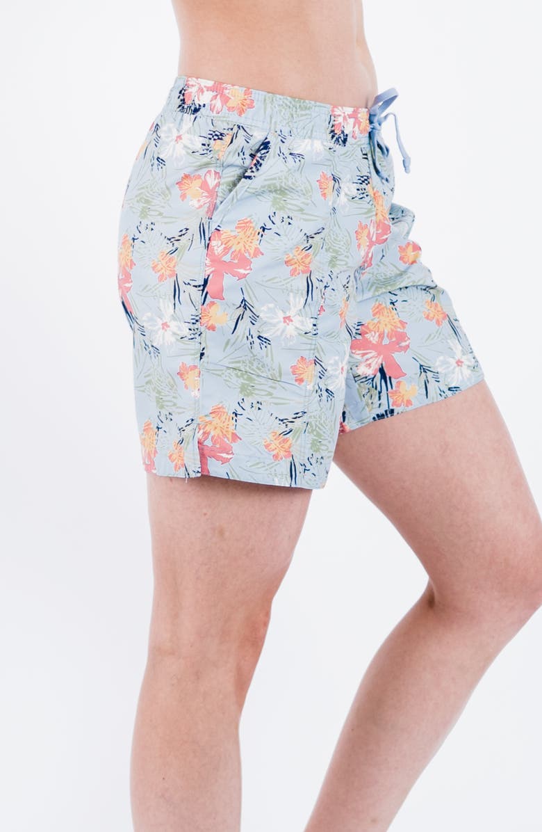 Calypsa 7" Board Shorts, Alternate, color, Hawaiian Paradise