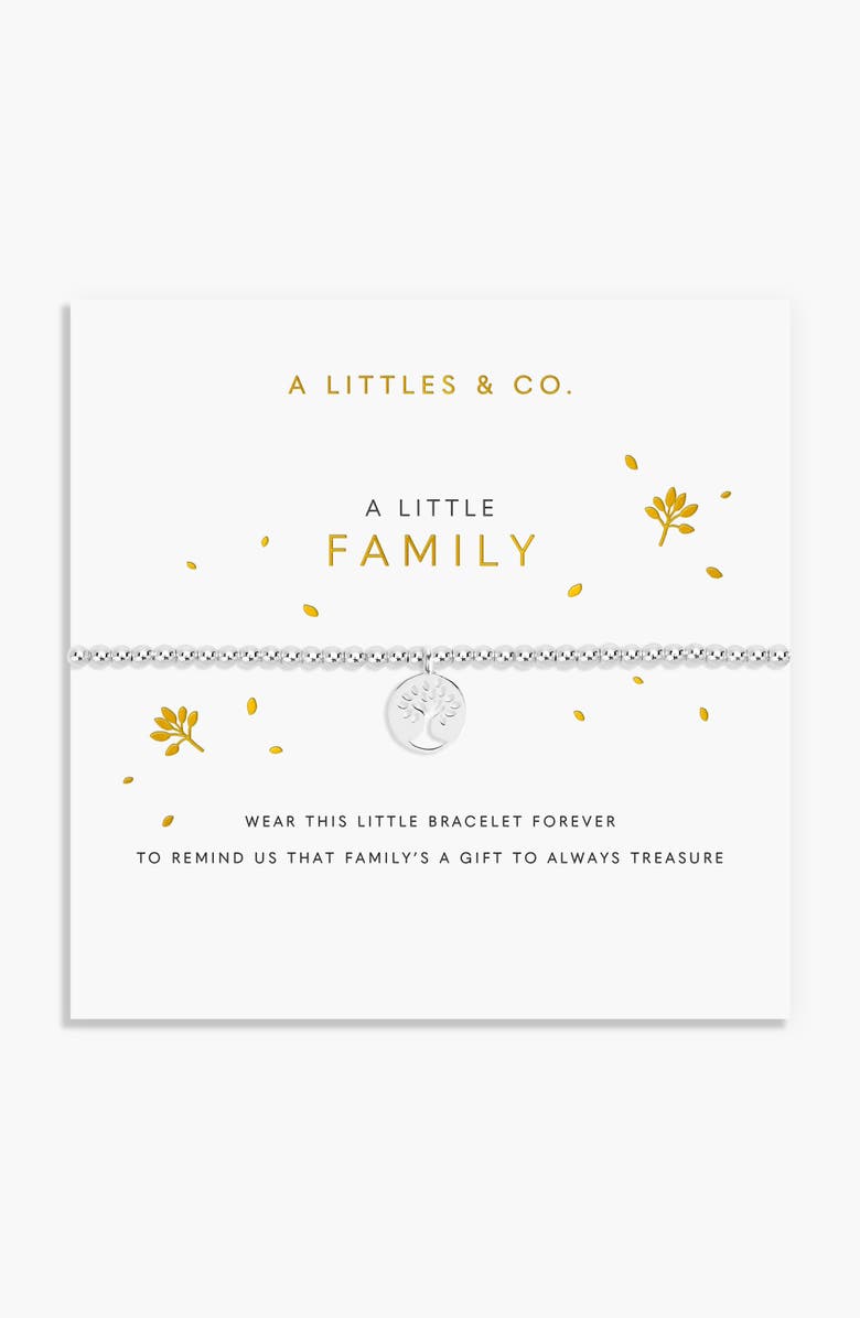 A Littles & Co A Little 'Family' Bracelet, Alternate, color, Metallic Silver