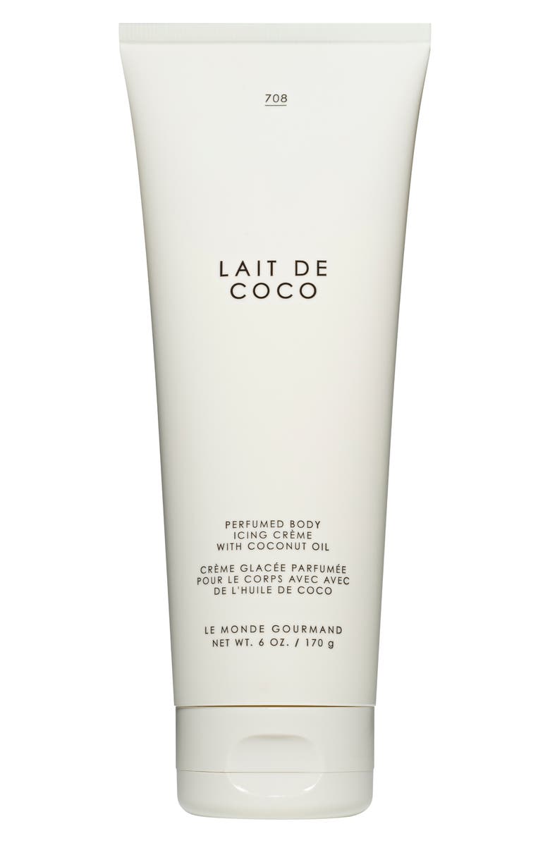 LE MONDE GOURMAND Lait de Coco Perfumed Body Icing Cream, Main, color,