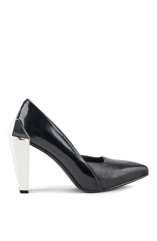 United Nude Women's Black / Silver Gem Pump Hi - Black In Black