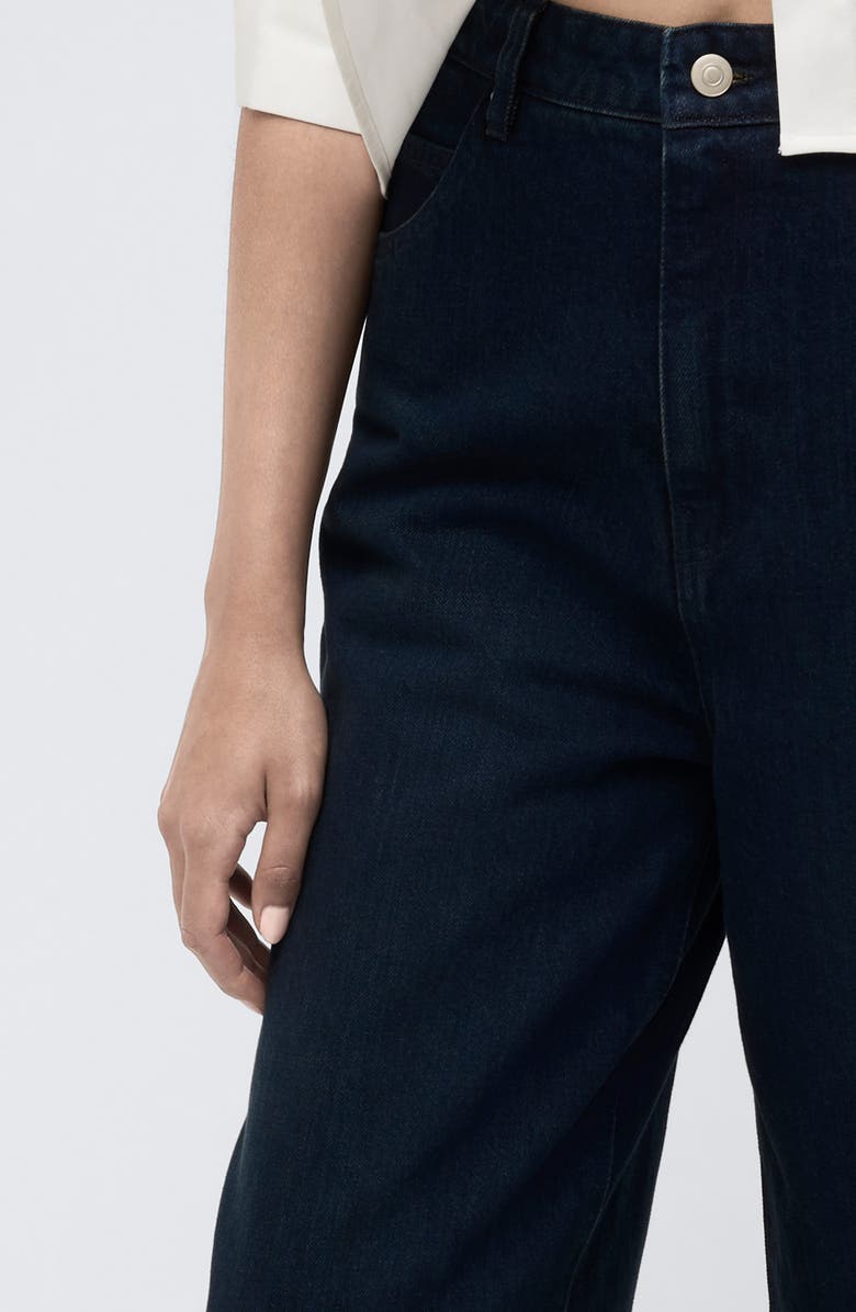 Kenneth Cole Barrel Leg Jeans, Alternate, color, Midnight Rinse Wash