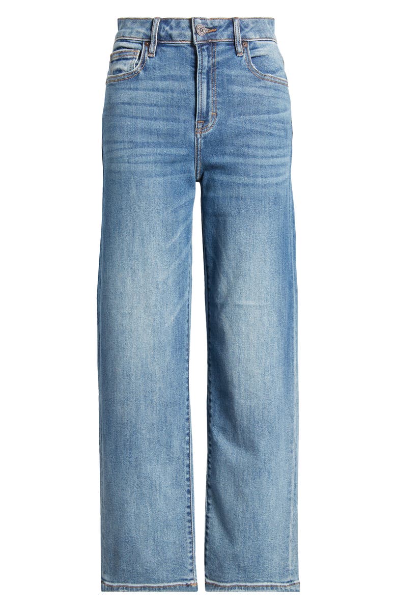 HIDDEN JEANS Clean Stretch Wide Leg Jeans, Alternate, color, Medium Wash