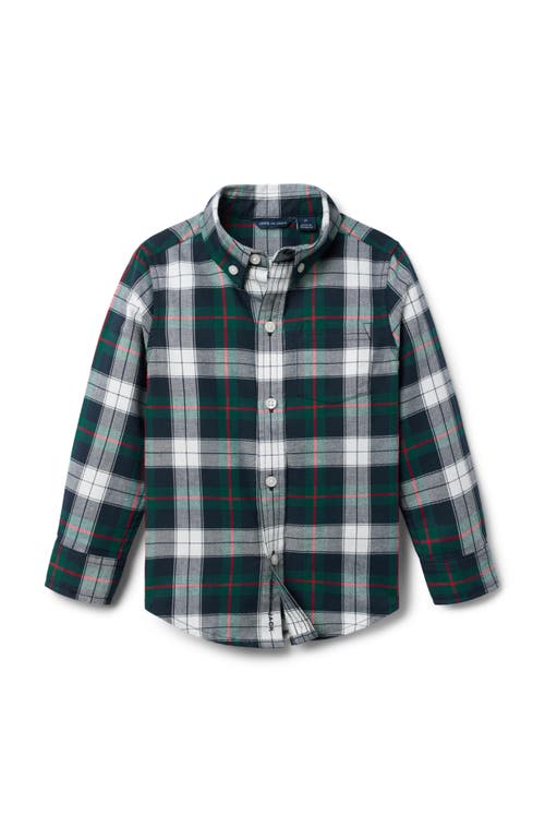 Janie And Jack Kids'  Tartan Flannel Shirt In Multi
