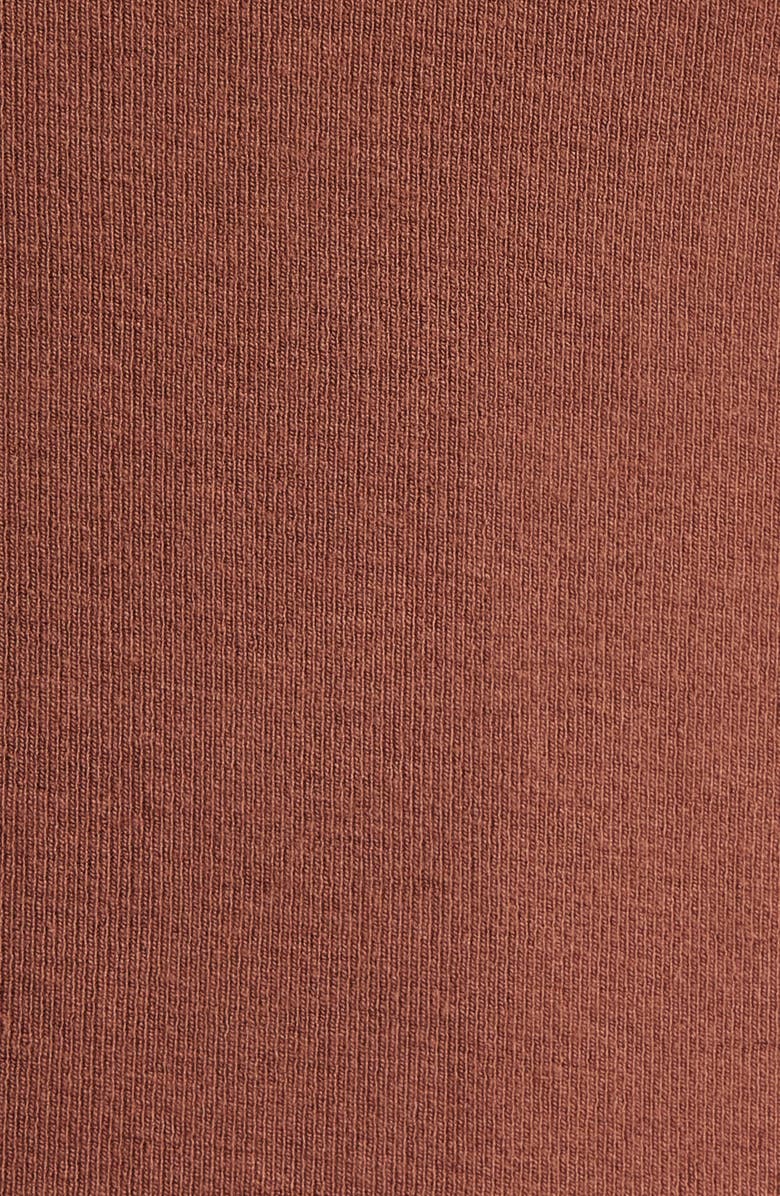 MANGO Lettuce Edge Layered Top, Alternate, color, Brown