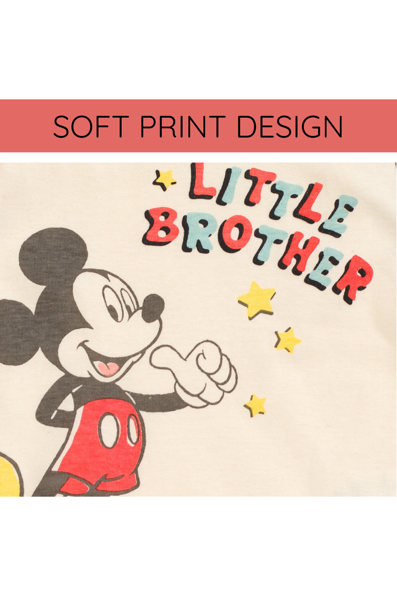 Mickey Mouse Short Sleeve T-Shirt, Alternate, color, Alabaster Mickey Mouse