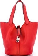 Pre-Owned Hermes Picotin Lock Bag Clemence MM