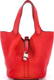 Pre-Owned Hermes Picotin Lock Bag Clemence MM