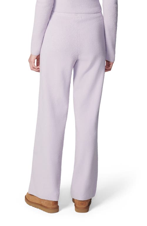 Florence By Mills Lounge Wide Leg Sweater Pant In Soft Millie Lavender