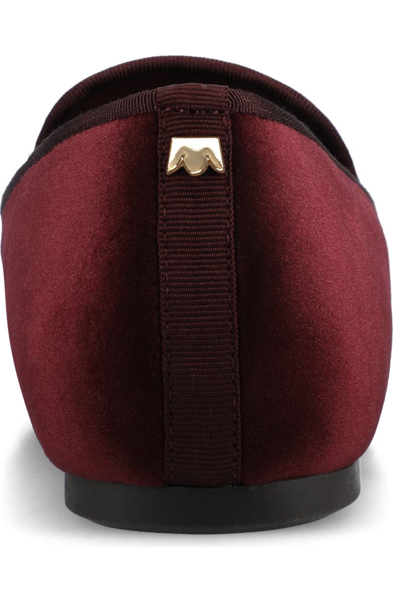 Birdies The Starling Loafer Velvet, Alternate, color, Burgundy