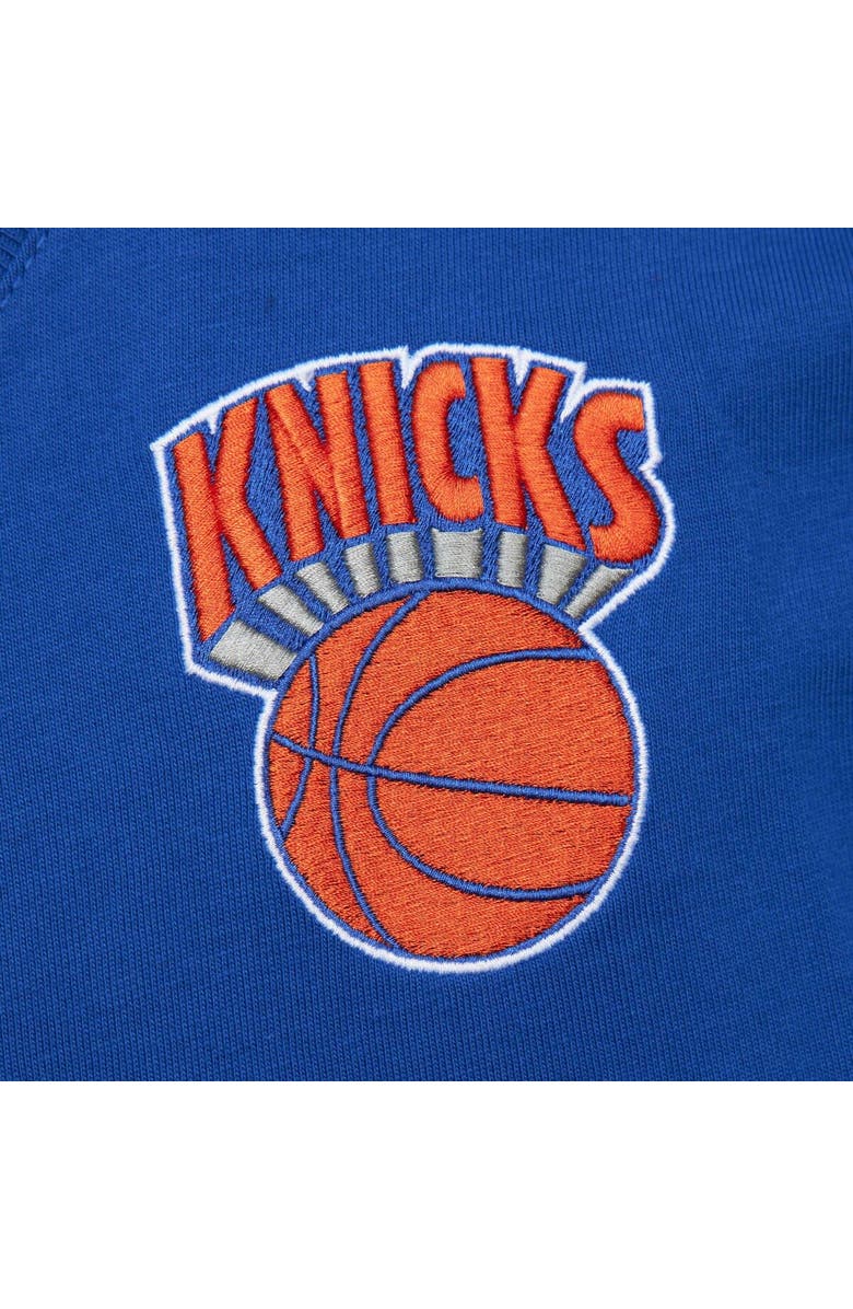 Mitchell & Ness Men's Mitchell & Ness Blue New York Knicks Hardwood Classics Team OG 2.0 Premium Vintage Logo T-Shirt, Alternate, color, 