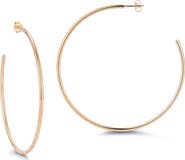 CHLOE AND MADISON 14K Gold Plated Sterling Silver Hoop Earrings
