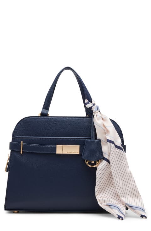 Medium Satchel with Scarf