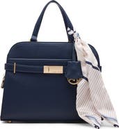Anne Klein Medium Satchel with Scarf