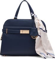 Anne Klein Medium Satchel with Scarf