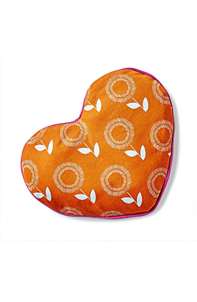 tag Sunflower Warming Eye & Face Pillow Orange Cotton Everyday, Main, color, Orange