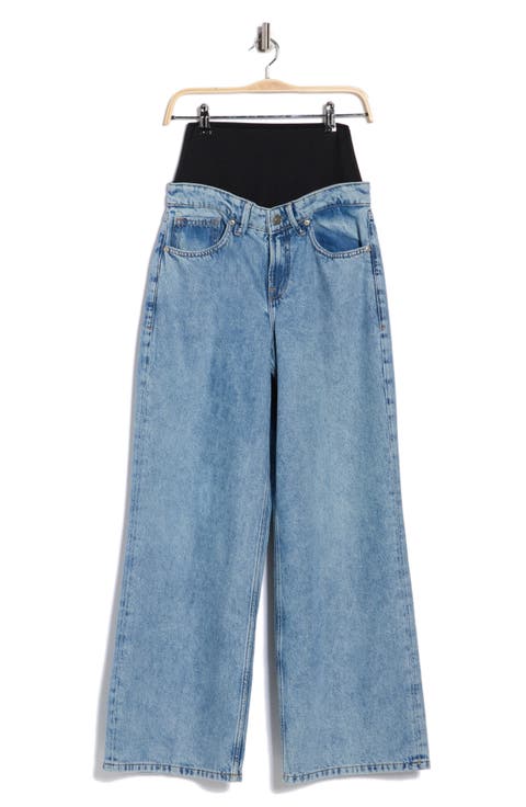 Wide Leg Solution Denim Pants (Plus)