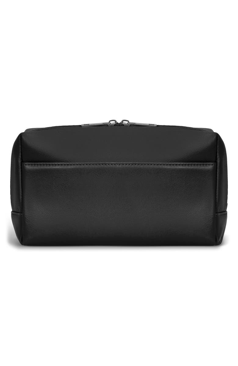 CHAMPS Onyx Leather Dopp Kit, Alternate, color, Black