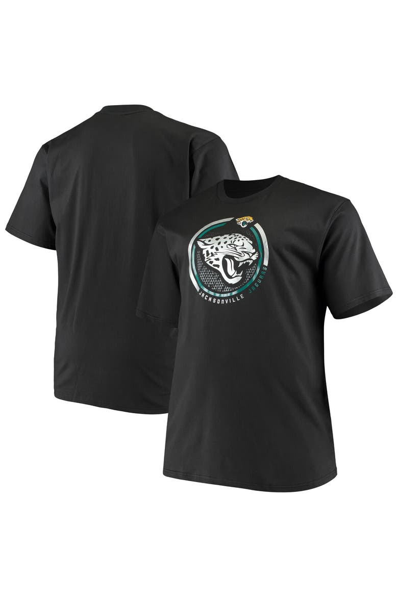 Men's Fanatics Branded Black Jacksonville Jaguars Big & Tall Color Pop T-Shirt, Main, color, Black