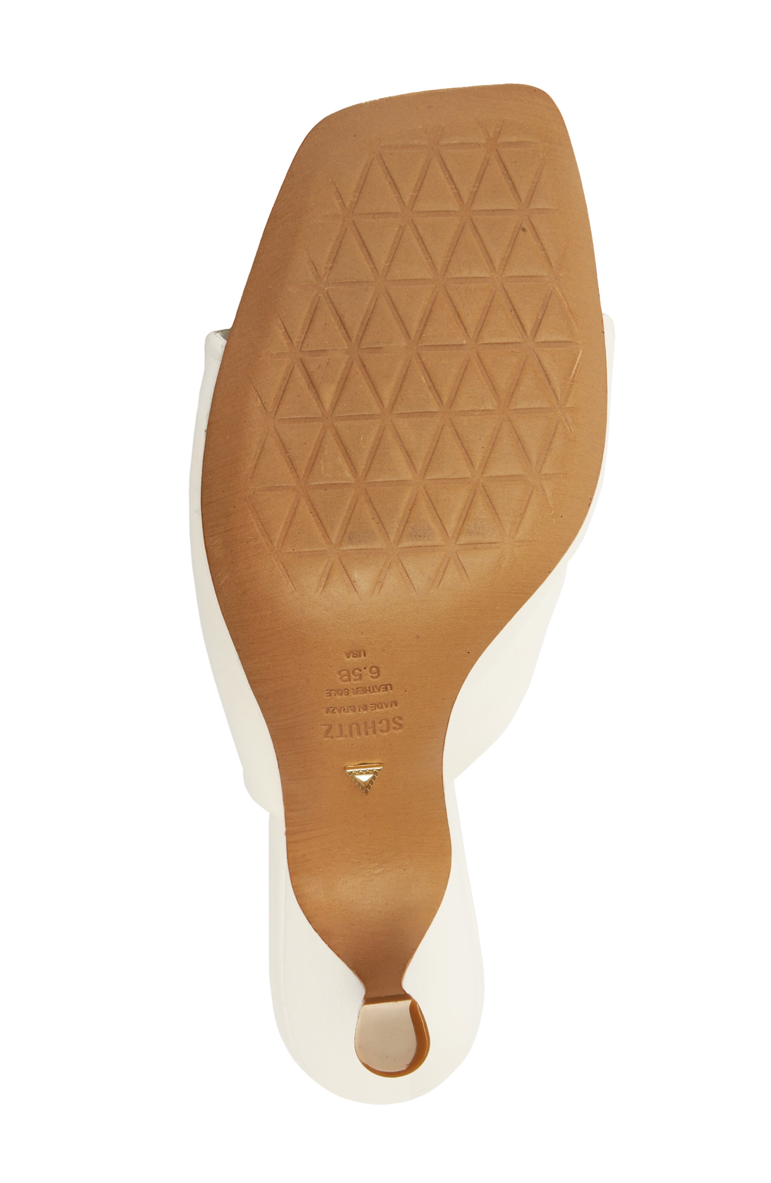 Cecily Slide Sandal, Alternate, color, WHITE LEATHER