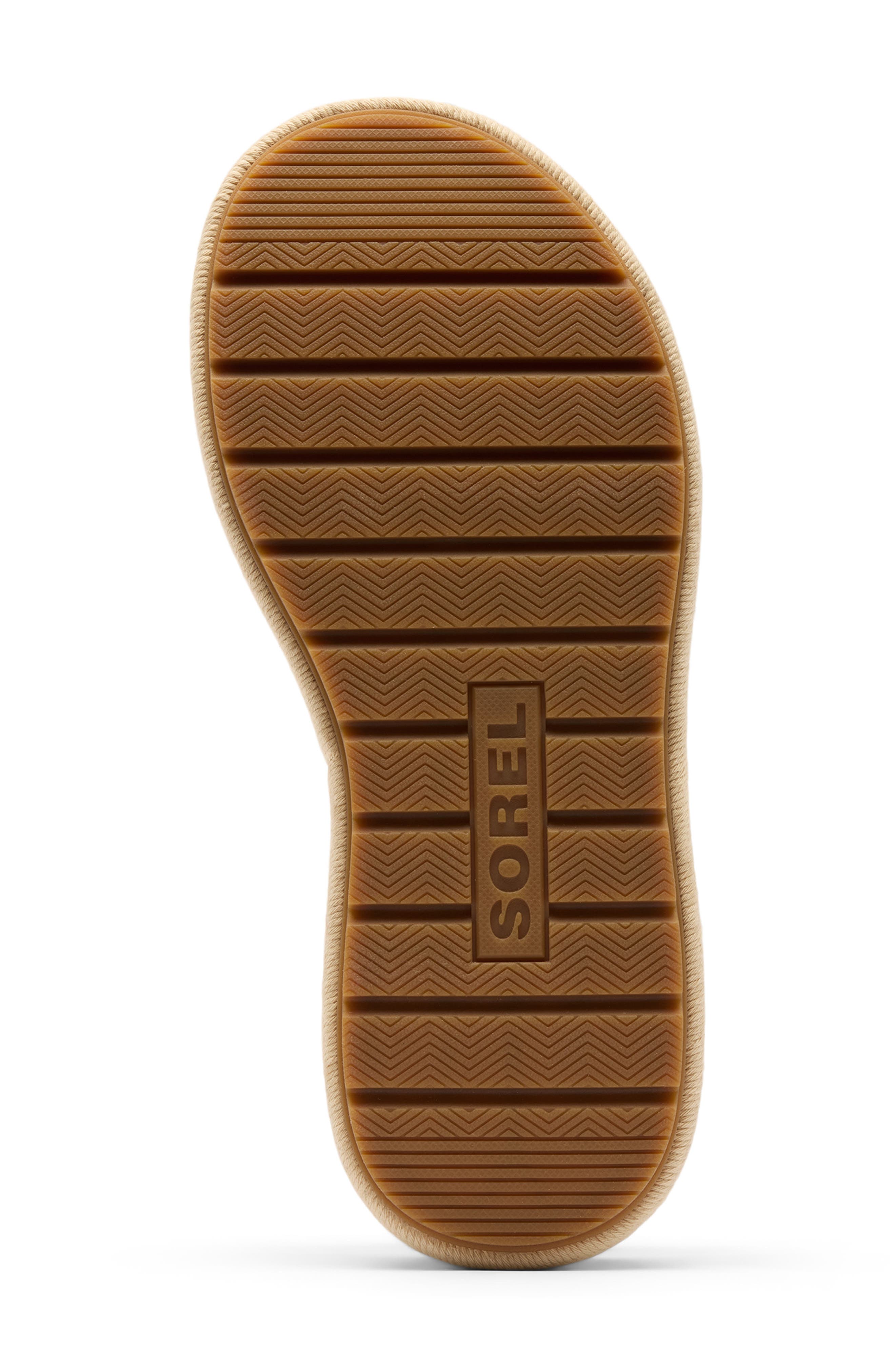 SOREL Sunpeak Ankle Strap Platform Sandal, Alternate, color, Black/ Gum 2