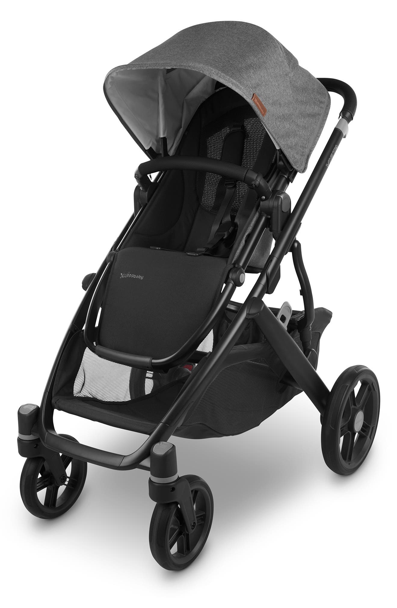 UPPAbaby Leather Bumper Bar Car in Black 