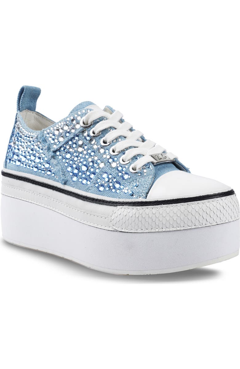 ZIGI Koralay-2 Embellished Platform Sneaker, Main, color, Blue/ Multi