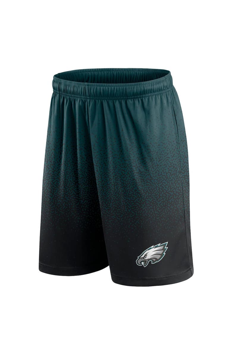 FANATICS Men's Fanatics Branded Midnight Green/Black Philadelphia Eagles Ombre Shorts, Alternate, color, 