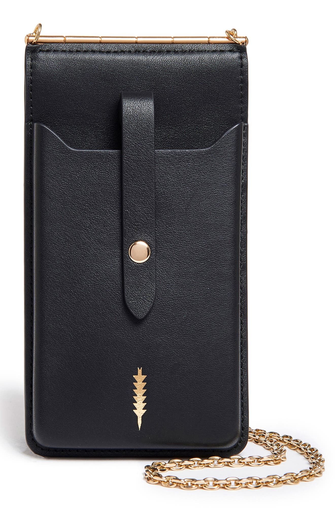 Thacker Nora Leather Phone Crossbody Bag, Alternate, color, 