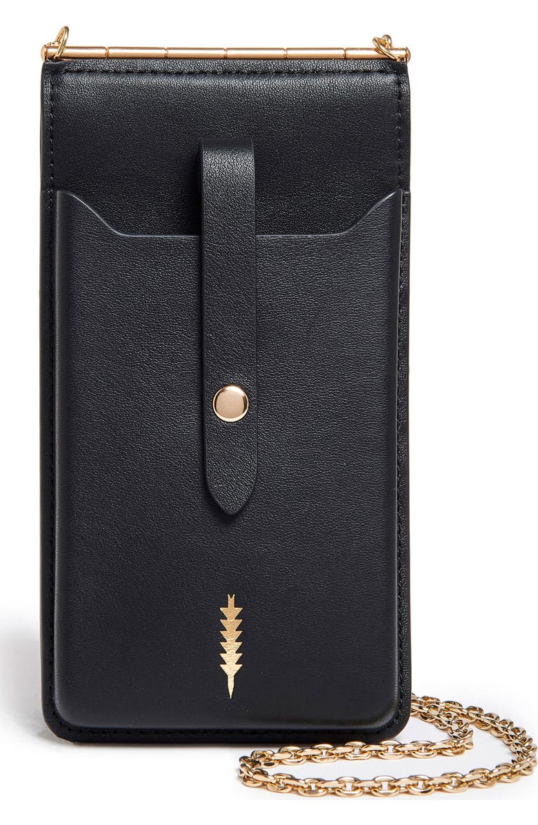 Thacker Nora Leather Phone Crossbody Bag, Alternate, color,