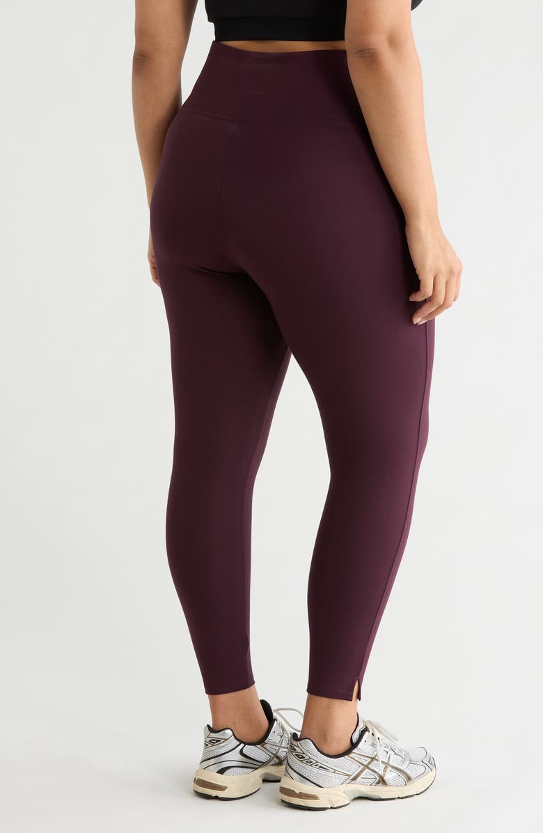 SPANX<sup>®</sup> Ponte Ankle Length Leggings, Alternate, color, Brandywine
