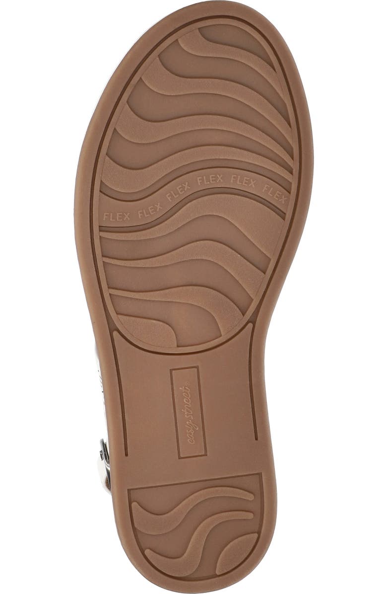 EASY STREET Link Laser Cut Slingback Sandal, Alternate, color, White