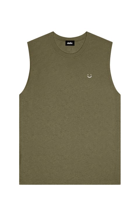 Mens Lil Smile Muscle Tank