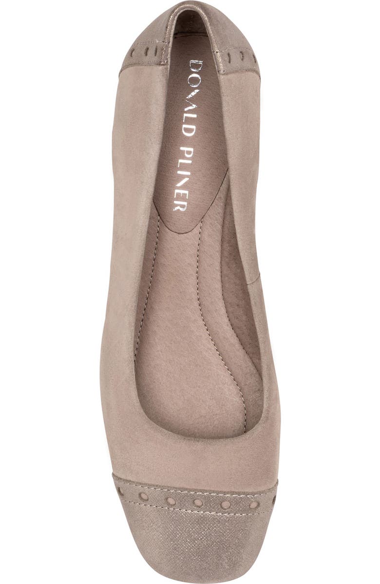 Donald Pliner Cap Toe Pump, Alternate, color, Taupe