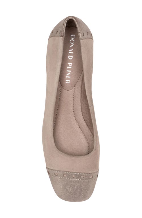 Donald Pliner Cap Toe Pump In Neutral