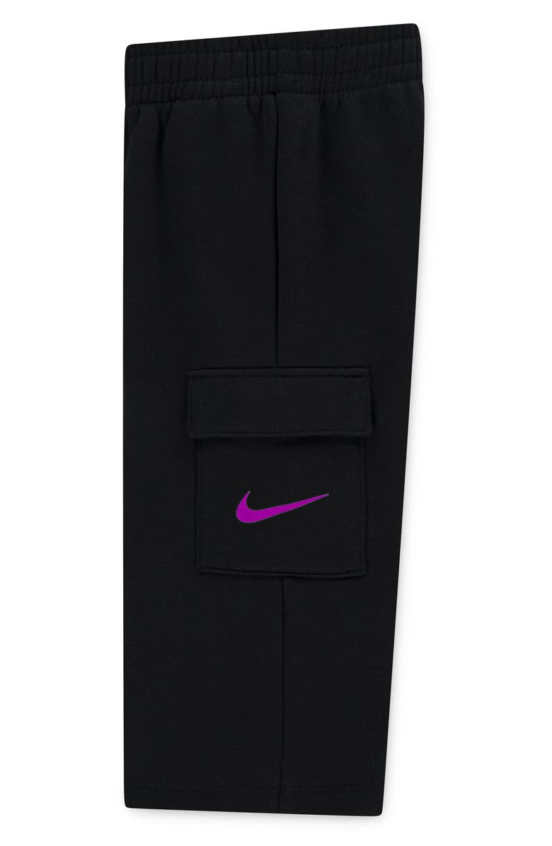 Nike Essential Sweatshirt & Cargo Pants Set, Alternate, color, Black